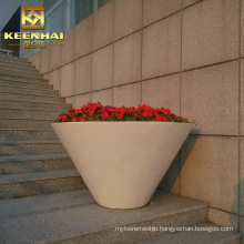 Outdoor Stainless Steel Flower Pot Garden Planter